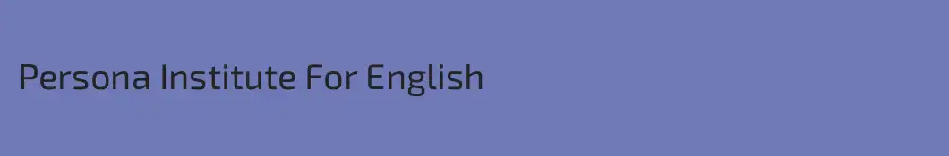Persona Institute For English